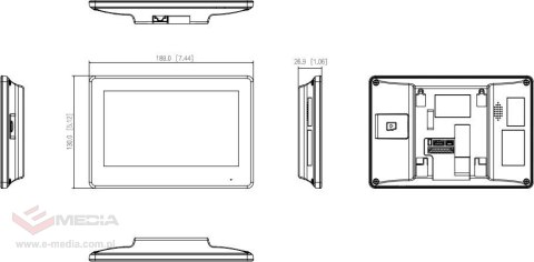 Monitor wideodomofonu DAHUA VTH5422HB-W