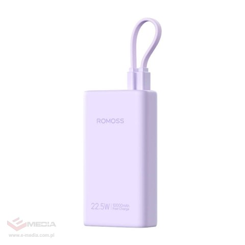 Powerbank Romoss PHA10 10000mAh 22,5W (fioletowy)