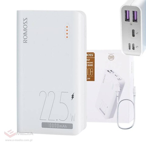 Powerbank Romoss SENSE4SF 10000mAh, 22.5W (biały)