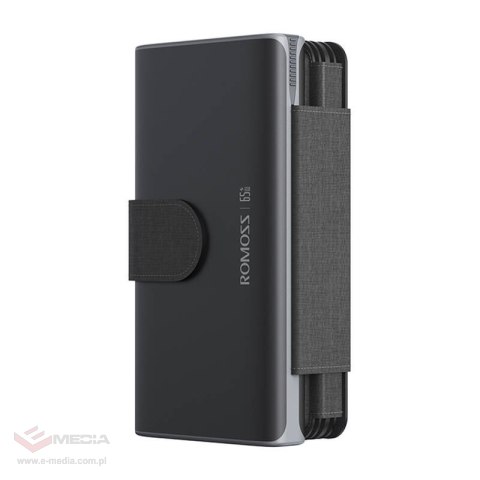 Solarny Powerbank ROMOSS 30000mAh 65W Czarny