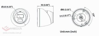 KAMERA IP HIKVISION DS-2CD1383G2-LIUF 2.8mm PL