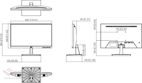 Monitor 22" Dahua LM22-L200N