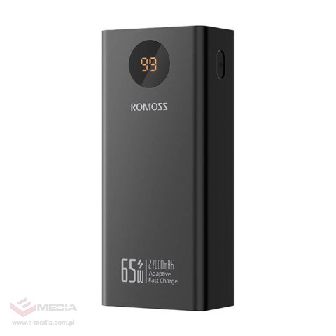 Powerbank Romoss PEA27S Pro 27000mAh 65W (czarny)