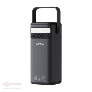 Powerbank Romoss PMT75-DC 75000mAh 280W, 240Wh (czarny)