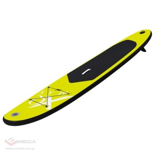 XQ Max Deska SUP, 285 cm, nadmuchiwana, limonkowo-czarna