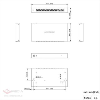 SWITCH HIKVISION DS-3E1506P-EI(O-STD)