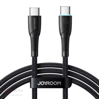 Kabel USB-C do USB-C Joyroom SA32-CC3 Starry, 60W, 1m czarny