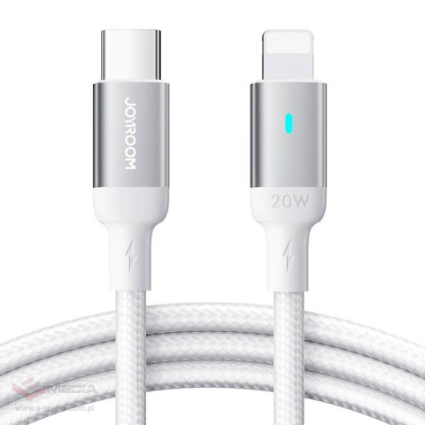 Kabel USB Lightning Typ C 20W 1.2m Joyroom S-CL020A10 (biały)
