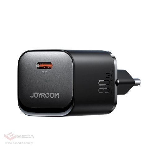 Ładowarka sieciowa Joyroom JR-TCF07EU Speed Series 30W USB-C PD/QC/AFC/FCP - czarna