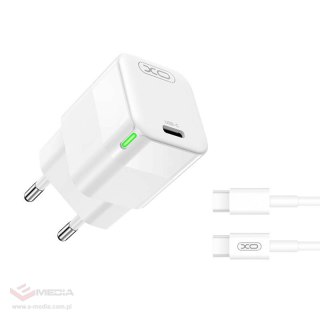 Ładowarka sieciowa XO CE06, 30W, USB-C z kablem USB-C