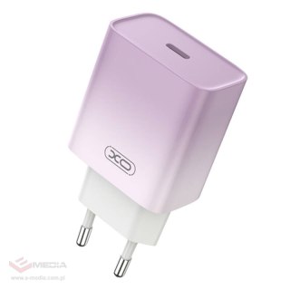 Ładowarka sieciowa XO CE18, USB-C, PD30W (fioletowa)