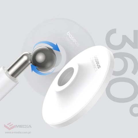 Magnetyczny uchwyt stojący Baseus MagPro do telefonu - biały