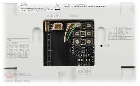 PANEL WEWNĘTRZNY DS-KH7300EY-WTHE2/WHITE Hikvision