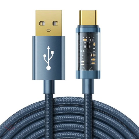 Kabel do USB-A / Typ C / 3A / 1.2m Joyroom S-UC027A12 (niebieski)