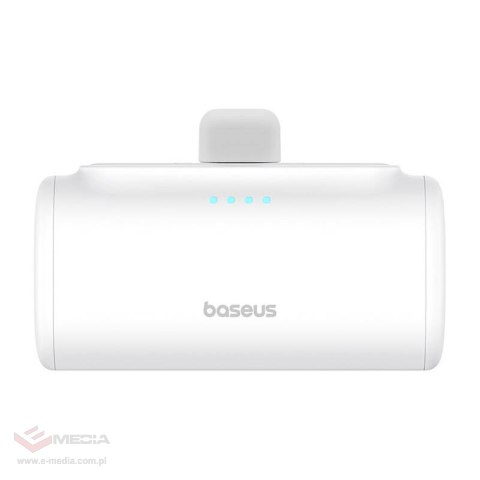 Powerbank Baseus Compact 5000mAh, 20W, USB-C (biały)