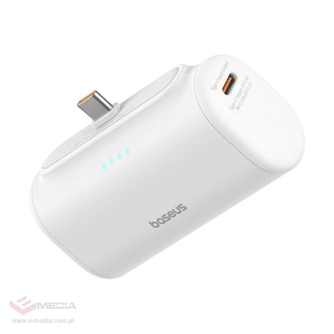 Powerbank Baseus Compact 5000mAh, 20W, USB-C (biały)