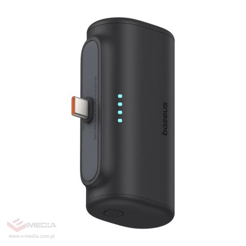 Powerbank Baseus Compact 5000mAh, 20W, USB-C (czarny)