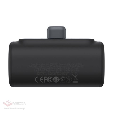 Powerbank OS-Baseus Compact IP 5000mAh 20W (czarny)
