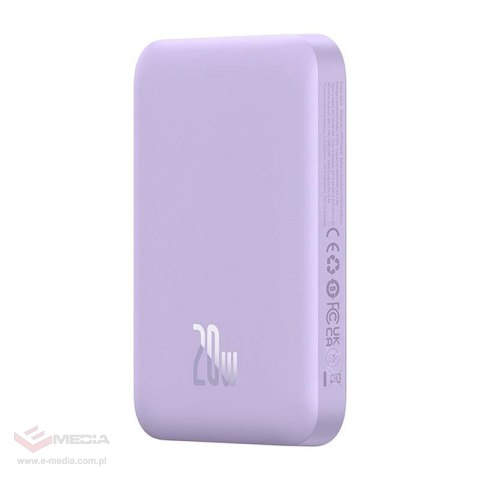 Powerbank mini Baseus 6000 mAh 20W (fioletowy)