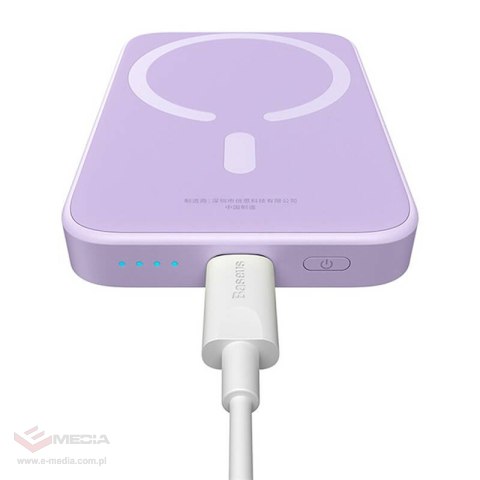 Powerbank mini Baseus 6000 mAh 20W (fioletowy)