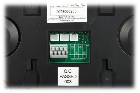 ZESTAW WIDEODOMOFONOWY VDP-76A3 EURA