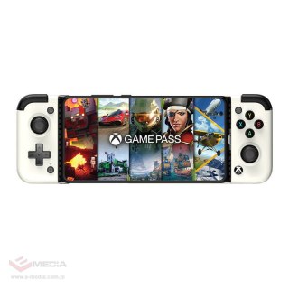 Kontroler mobilny GameSir X2 Pro White USB-C z uchwytem na telefon