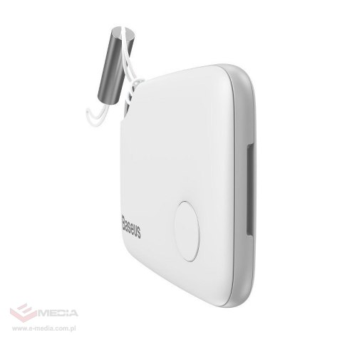 Lokalizator Bluetooth Baseus T2 ze smyczą (biały)