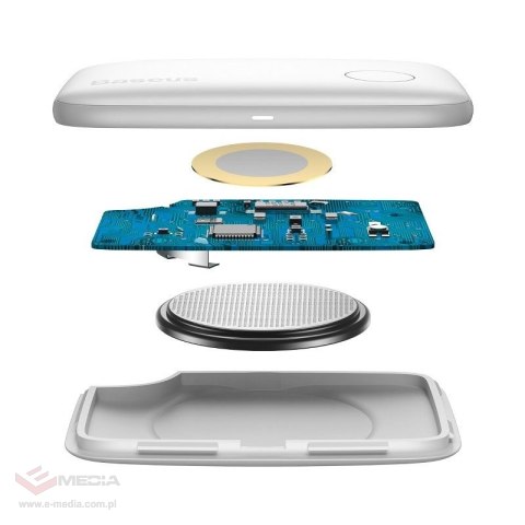 Lokalizator Bluetooth Baseus T2 ze smyczą (biały)