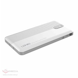 Powerbank LDNIO PL1013, 10000mAh + kabel 3w1 (biały)