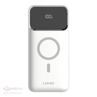 Powerbank LDNIO PQ12, 15W, 10000mah (biały)