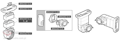 UCHWYT DO CZUJEK RUCHU BRACKET-E-OPAL-EX SATEL