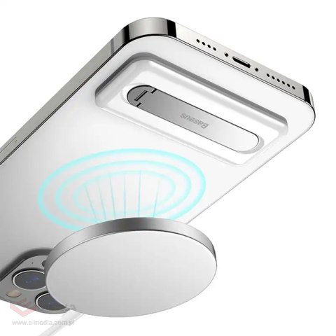 Uchwyt obrotowy Baseus Foldable Bracket do telefonu (biały)