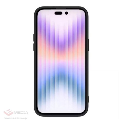Etui Nillkin CamShield Silky Silicone do iPhone 15 Pro (czarne)