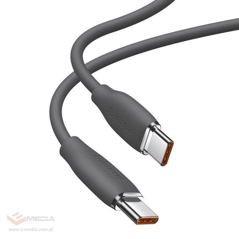Kabel USB-C do USB-C Baseus Jelly, 100W, 1,2m (czarny)