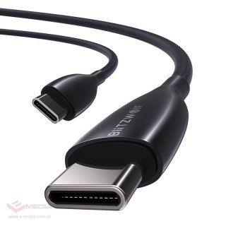 Kabel USB-C do USB-C BlitzWolf BW-TC24, 100W, 5A, 1.8m (czarny)