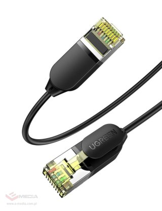 Kabel sieciowy UGREEN NW149, Ethernet RJ45, Cat.7, F/FTP, 1m (czarny)