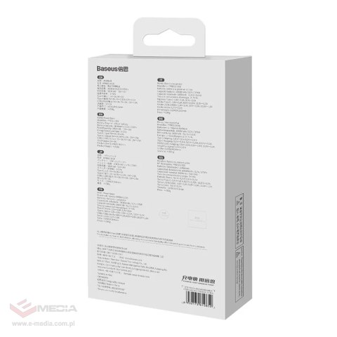 Powerbank Baseus Bipow Pro 10000mAh, 2xUSB, USB-C, 20W (fioletowy)