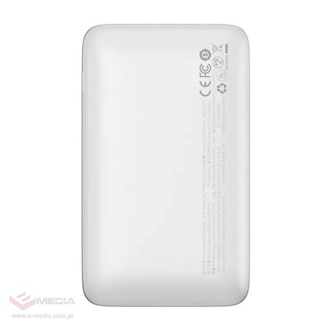 Powerbank Baseus Bipow Pro 20000mAh, 2xUSB, USB-C, 22.5W (biały)
