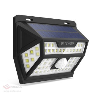 Zewnętrzna lampa solarna LED Blitzwolf BW-OLT1 z czujnikiem ruchu i zmierzchu, 2200mAh