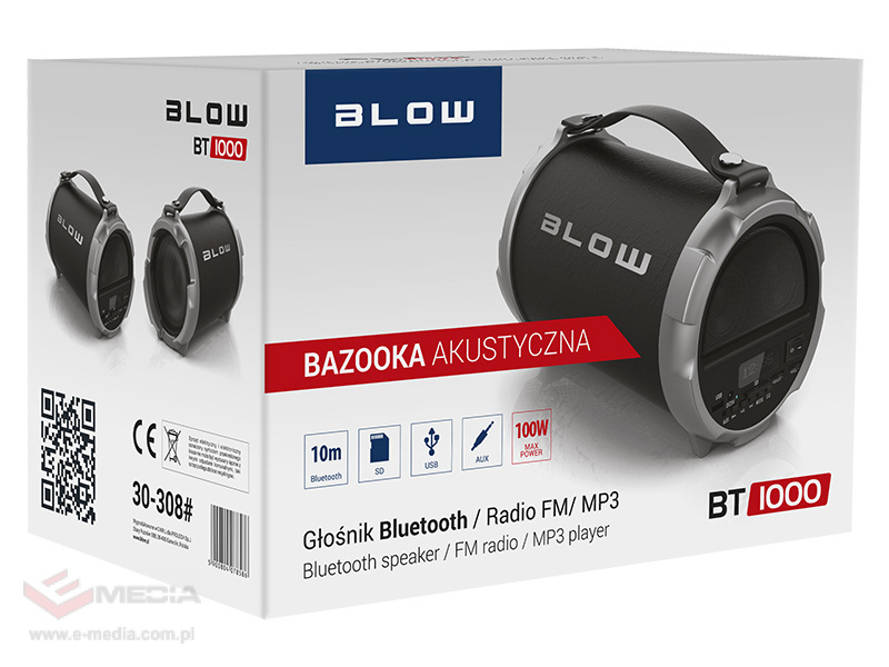 Głośnik Bluetooth BAZOOKA BT1000