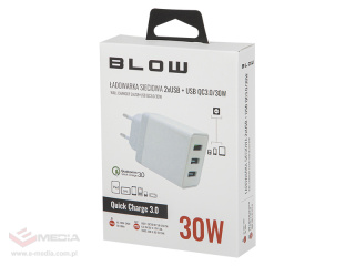 Ładowarka sieciowa 3xUSB QC 3.0 30W BLOW