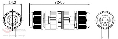 Puszka połączeniowa PUH-3P-M20