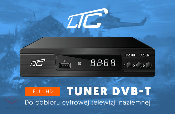 Tuner DVB-T2/HEVC LTC DVB102 H.265