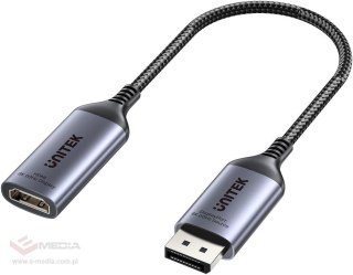 Adapter Unitek DisplayPort 1.4 na HDMI 2.1, 8K60Hz