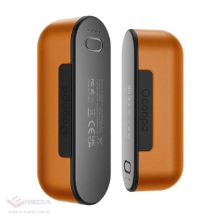 Ogrzewacz do rąk z funkcją powerbanku Ocoopa UT2s 2x5000 mAh, USB-C, pomarańczowy