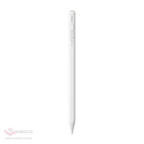 Rysik aktywny BASEUS Stylus ze wskaźnikiem baterii (biały)