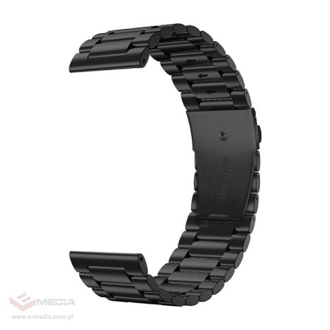 Pasek do Smartwatcha Colmi z Stali Nierdzewnej Czarny 22mm
