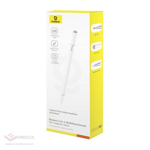 Rysik Baseus Smooth Writing III Wersja niemagnetyczna (biały)