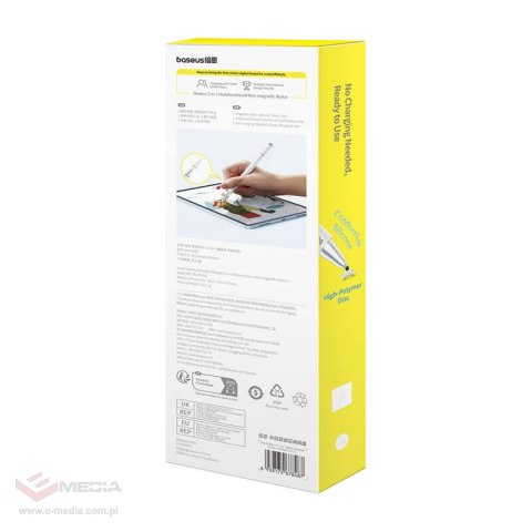 Rysik Baseus Smooth Writing III Wersja niemagnetyczna (biały)