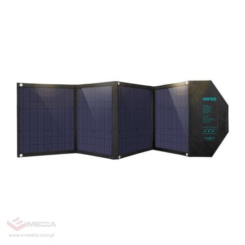 Składana ładowarka solarna Choetech SC007 80W (czarny)
